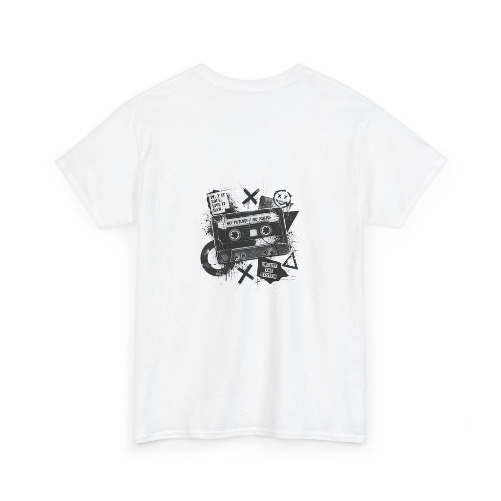 1990s Retro Cassette T-Shirt — Vintage Grunge Music Tee