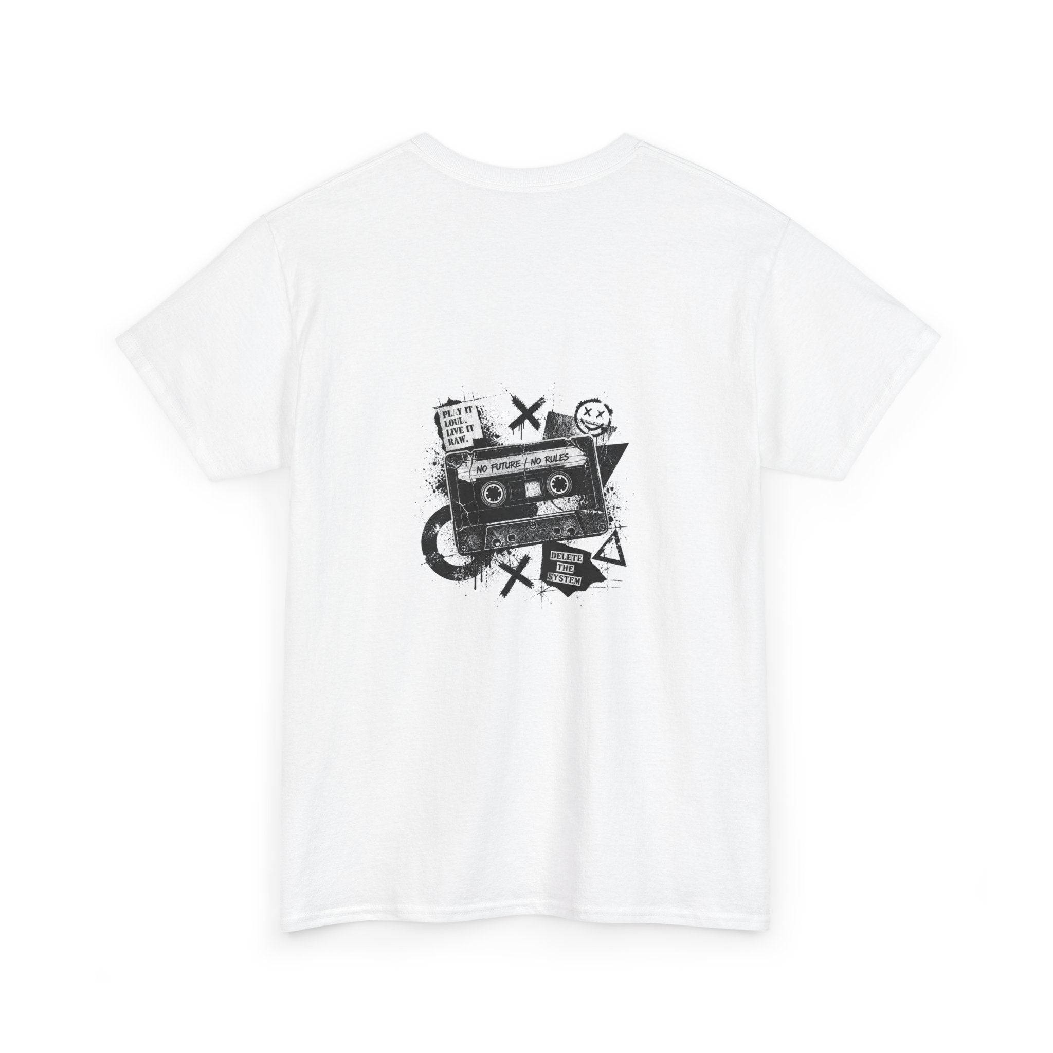 1990s Retro Cassette T-Shirt — Vintage Grunge Music Tee