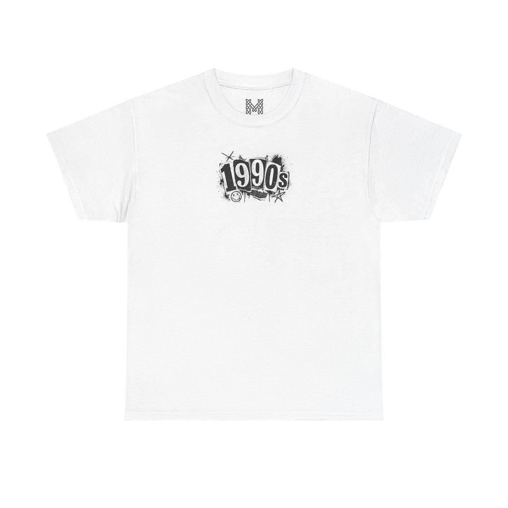 1990s Retro Cassette T-Shirt — Vintage Grunge Music Tee