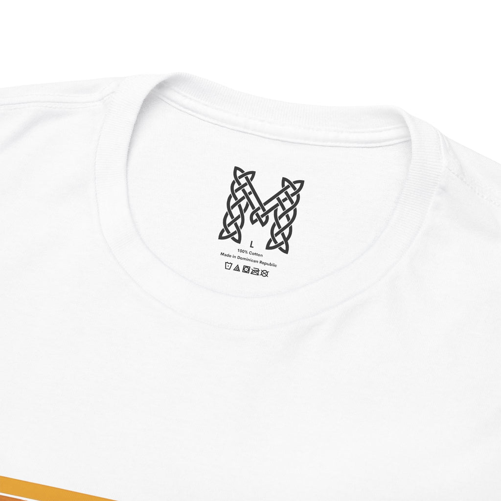 Murph Retro Stripe Tee — Vintage Sunset Graphic T-Shirt