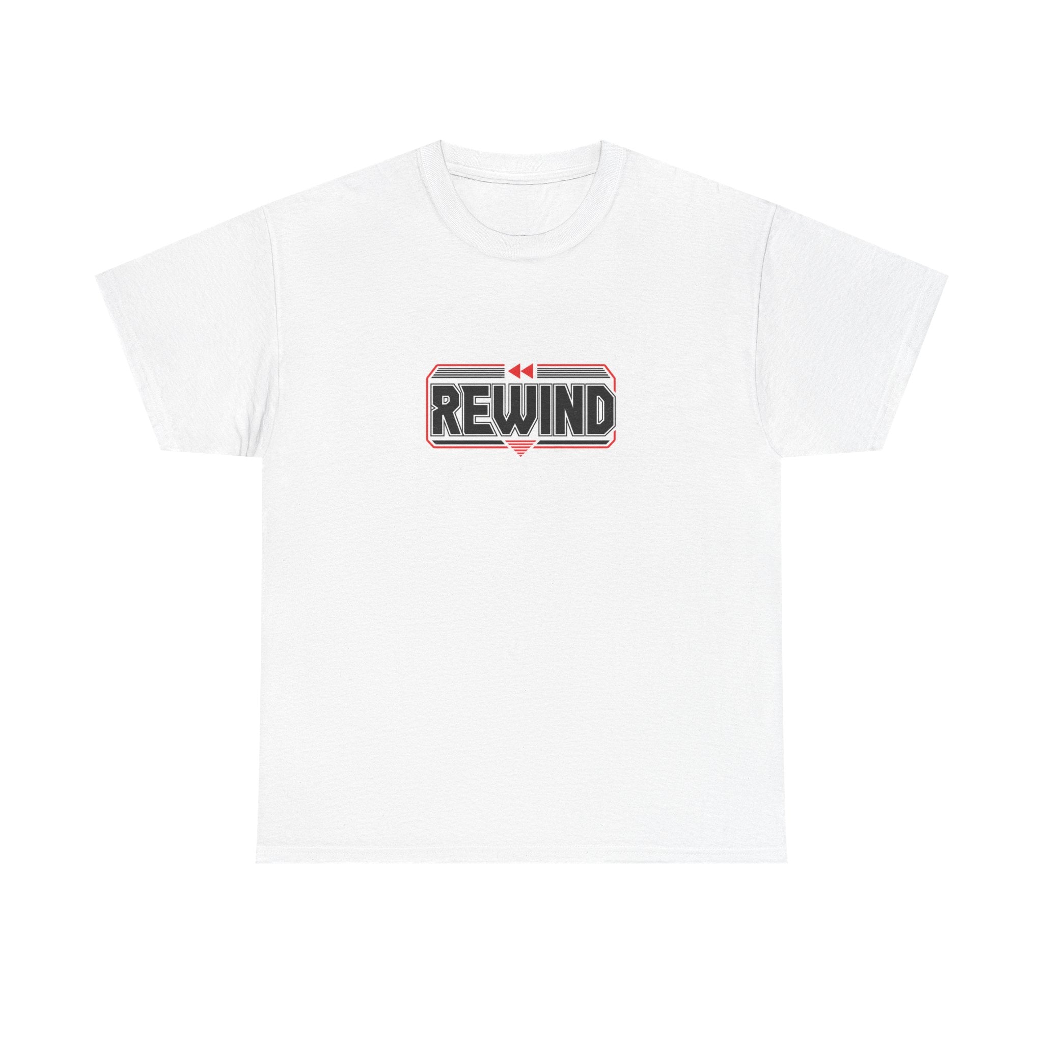 Retro Rewind Tee — Vintage Cassette Tape Graphic T-Shirt