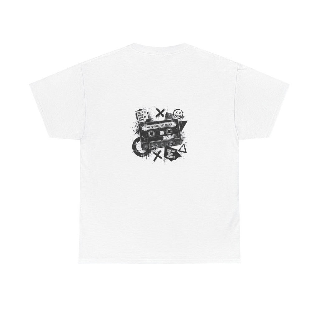1990s Retro Cassette T-Shirt — Vintage Grunge Music Tee