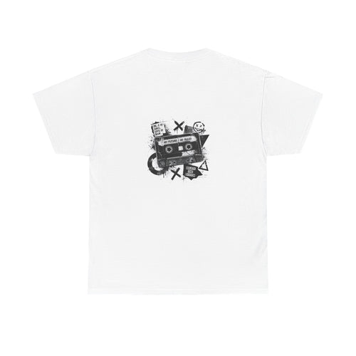 1990s Retro Cassette T-Shirt — Vintage Grunge Music Tee