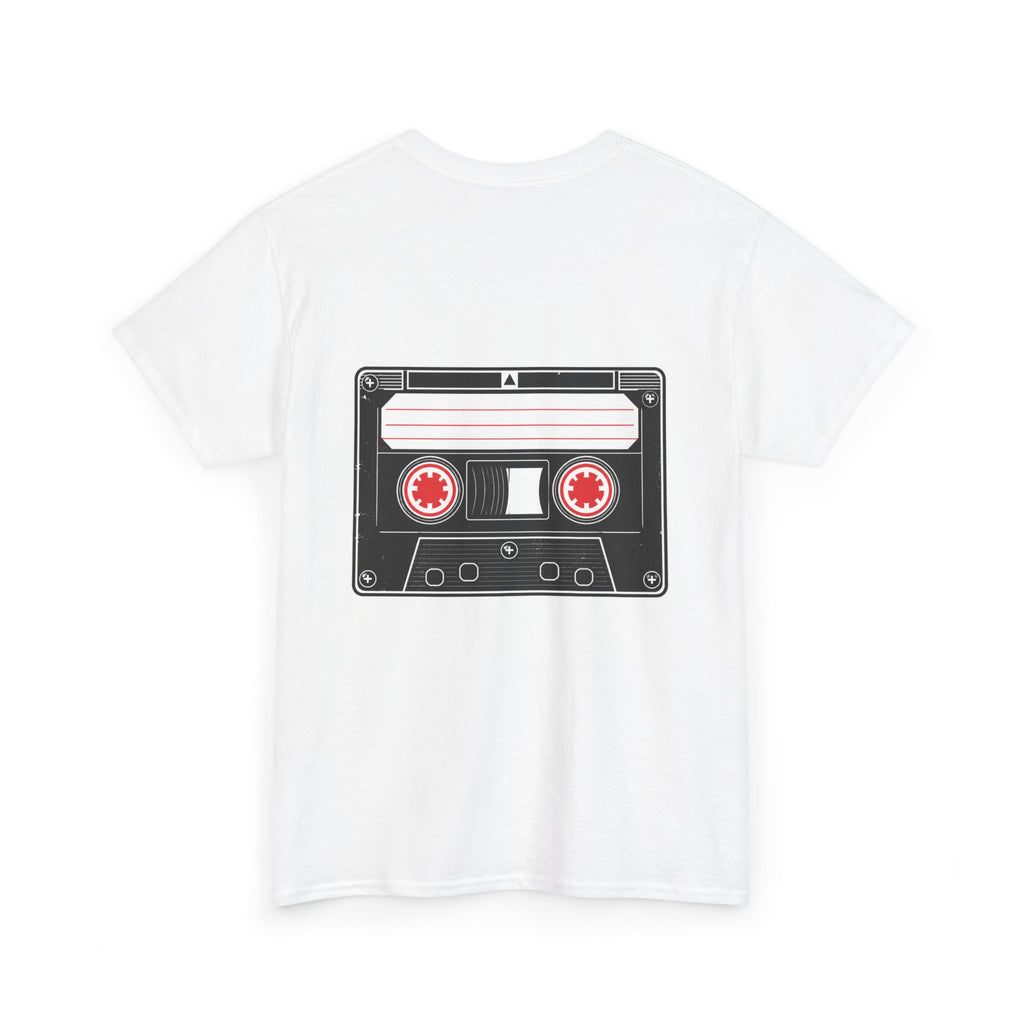 Retro Rewind Tee — Vintage Cassette Tape Graphic T-Shirt
