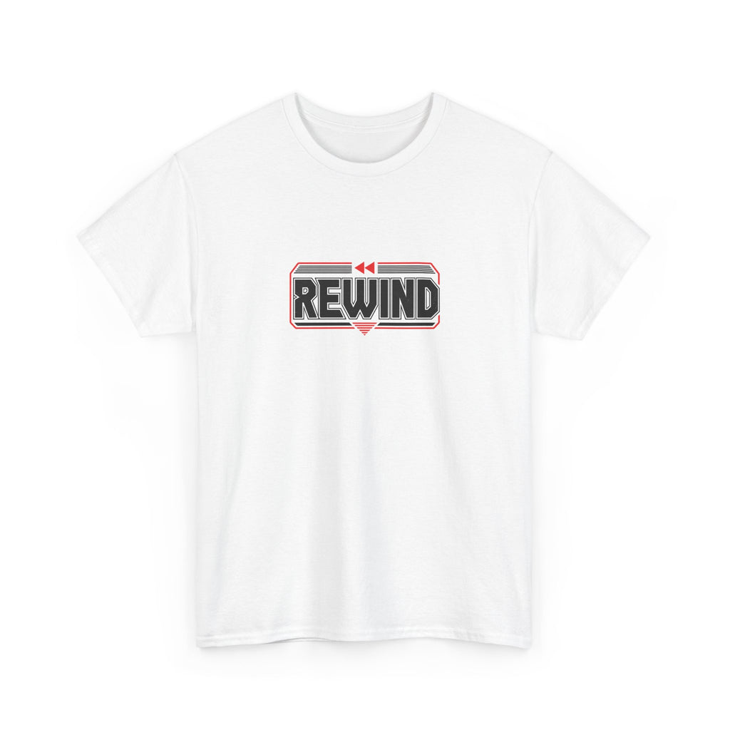 Retro Rewind Tee — Vintage Cassette Tape Graphic T-Shirt