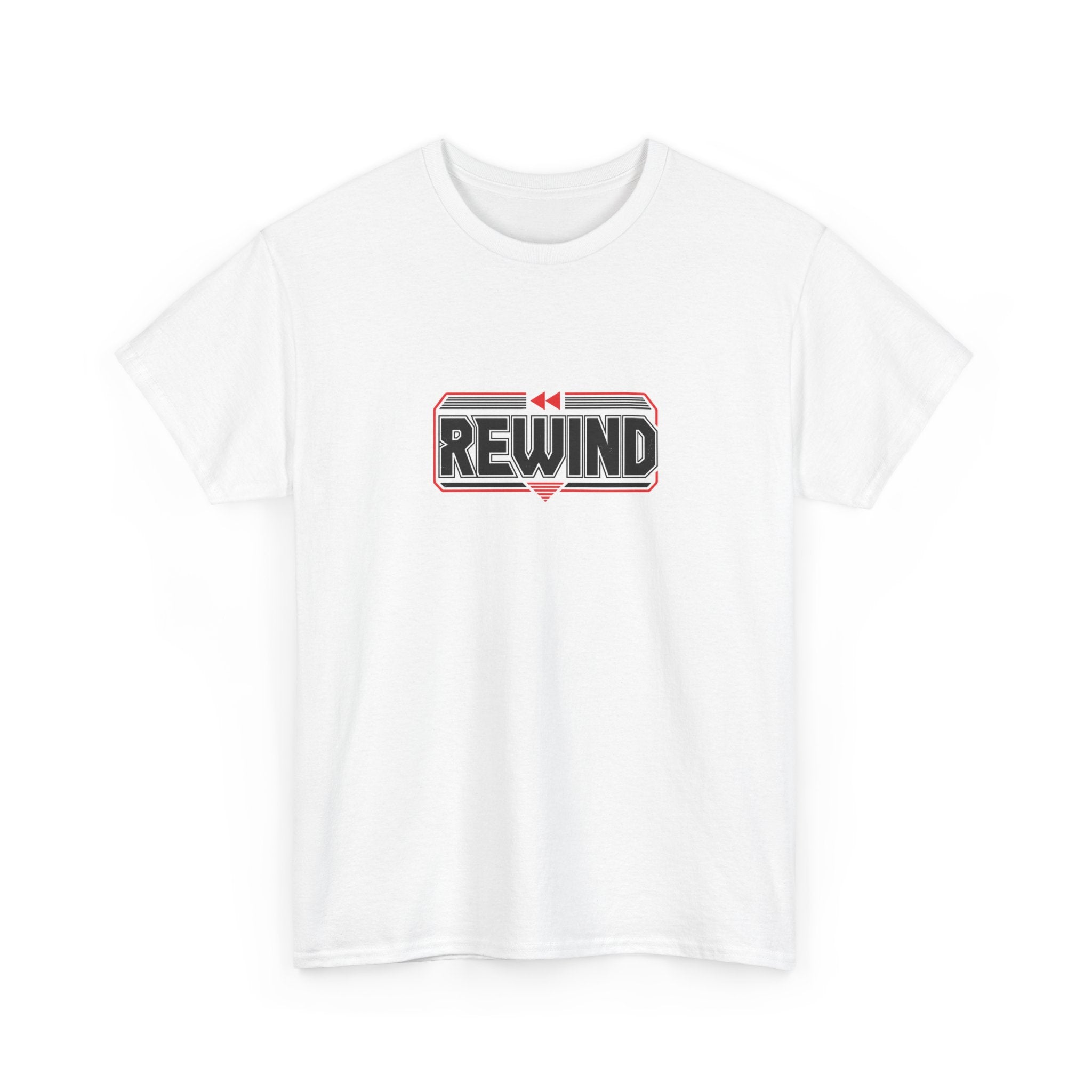 Retro Rewind Tee — Vintage Cassette Tape Graphic T-Shirt